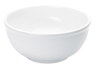 White 10" Round Melamine Bowl