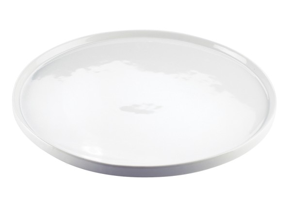 Gourmet Display Round Porcelain Platter - 12 3/4" x 1 1/2"