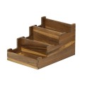 Sydney 3 Sect Flatware Holder-Walnut