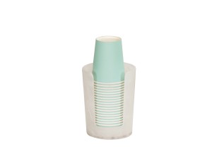 Resin Single Cup & Lid Organizer-White Cloud
