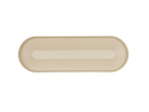 Nova 6x18 Coupe Platter-Taupe