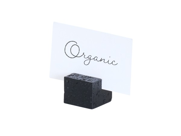 Resin Cardholder Block-Black