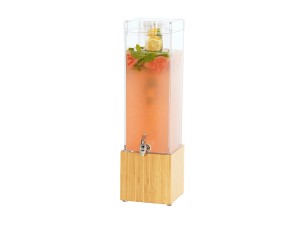 Bamboo 3 Gallon Beverage Dispenser with Infusion Chamber