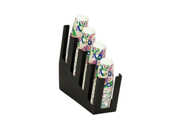 4 Section Classic Eco Cup & Lid Organizer